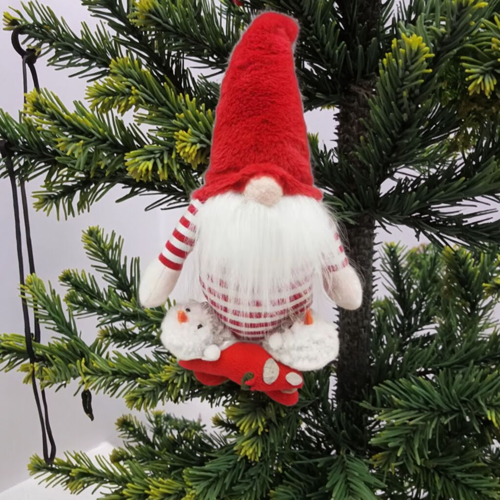 ★ かもめ★クリスマスノームとポインセチア★４点セット★クリスマスオブジェ ☆ かもめ様専用☆クリスマスノームとポインセチア☆4点セット